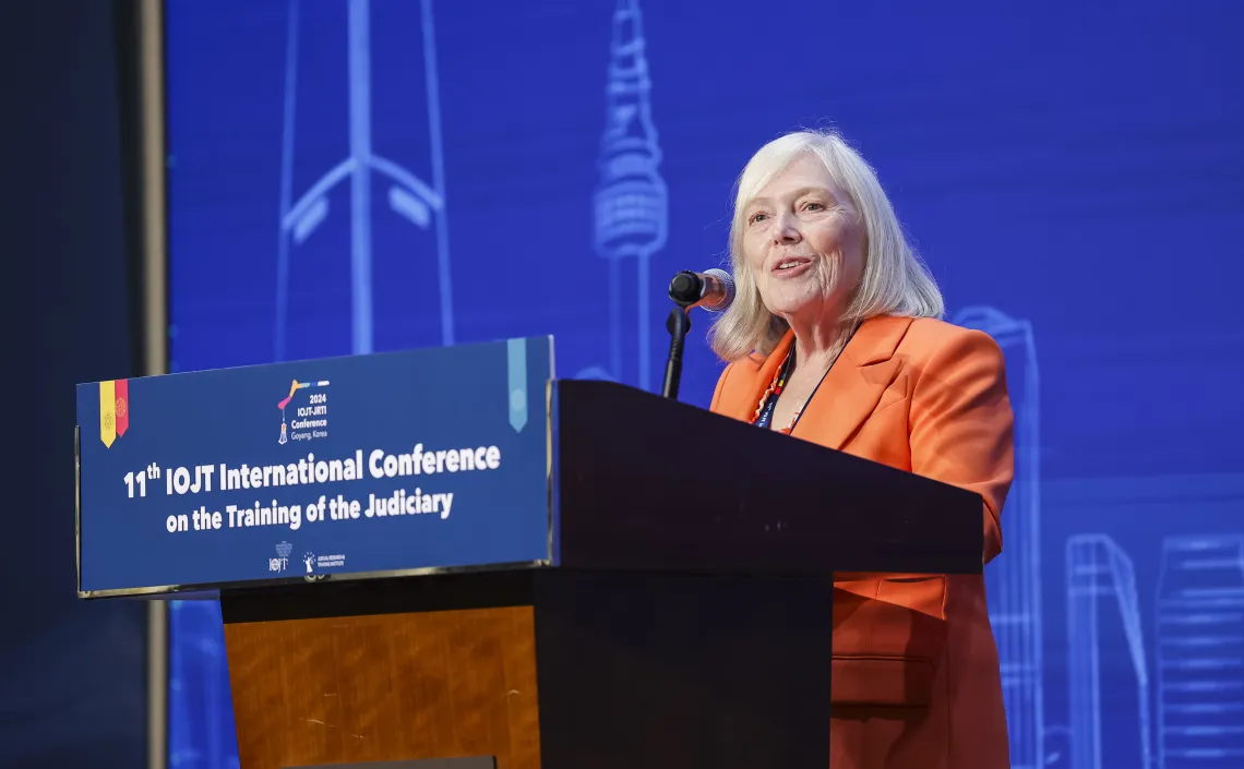 IOJT president C. Adele Kent of Canada